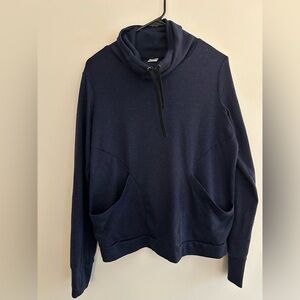 Old navy funnel neck sweatshirt. Size S. Navy blue.